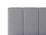 Lit ottoman DREUX Tissu Gris clair 140 x 200 cm_793222