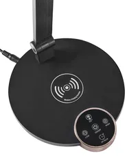 LED Desk Lamp CAROY with Wireless Charger Black_1018876