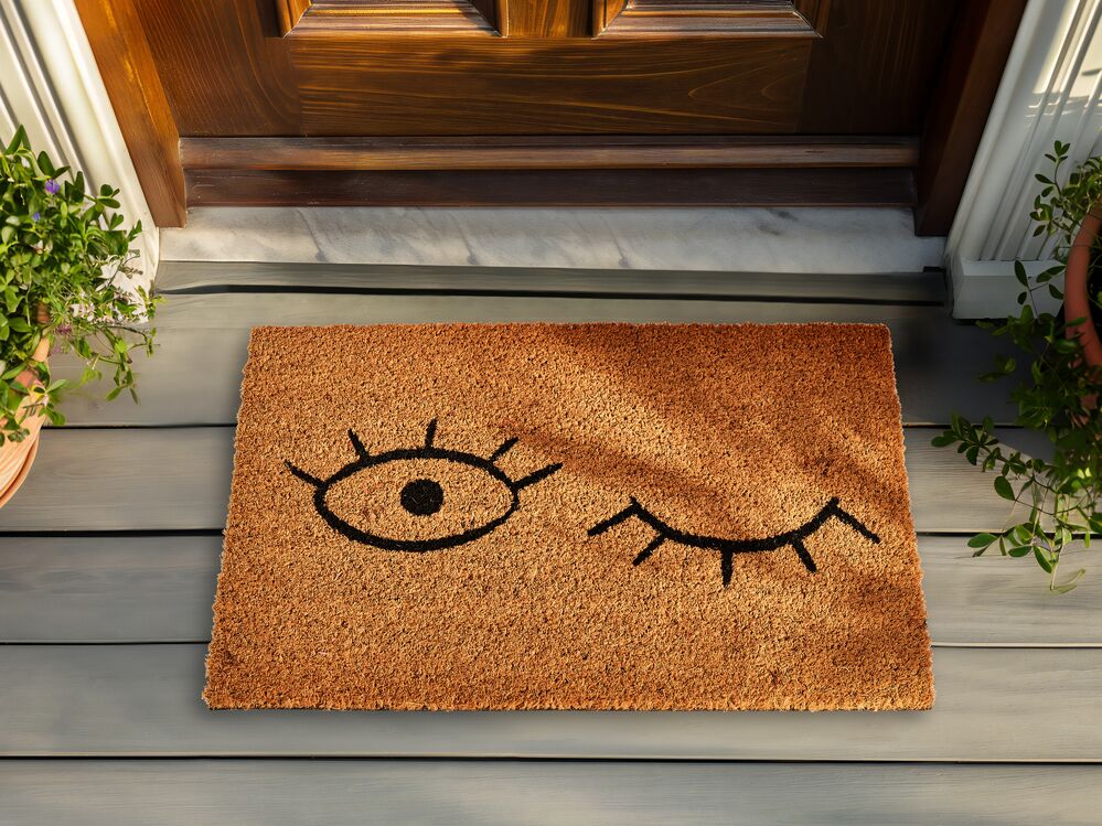 Doormat TAPULAO Natural 40 x 60 cm Coir