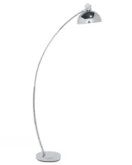 Floor Lamp DINTEL Metal Silver_700484