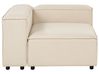 Modulo Angolare ARDAL Tessuto Beige Lato destro