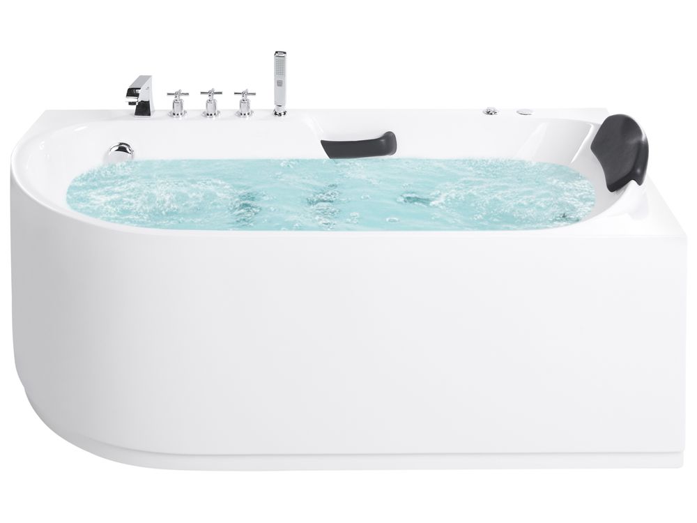 Hottub SAYULA 170 x 80 cm Wit linkszijdig