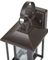 Vägglampa för utomhusbruk 20 x 34 cm svart ALMOND_870449