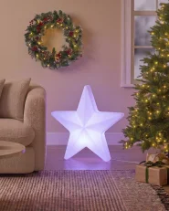 Lampada da terra LED per esterni OLSAN 76 cm Stella Bianco_1022220