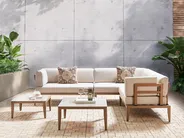 Set di copricuscini per esterni RIMA III Beige chiaro_963028