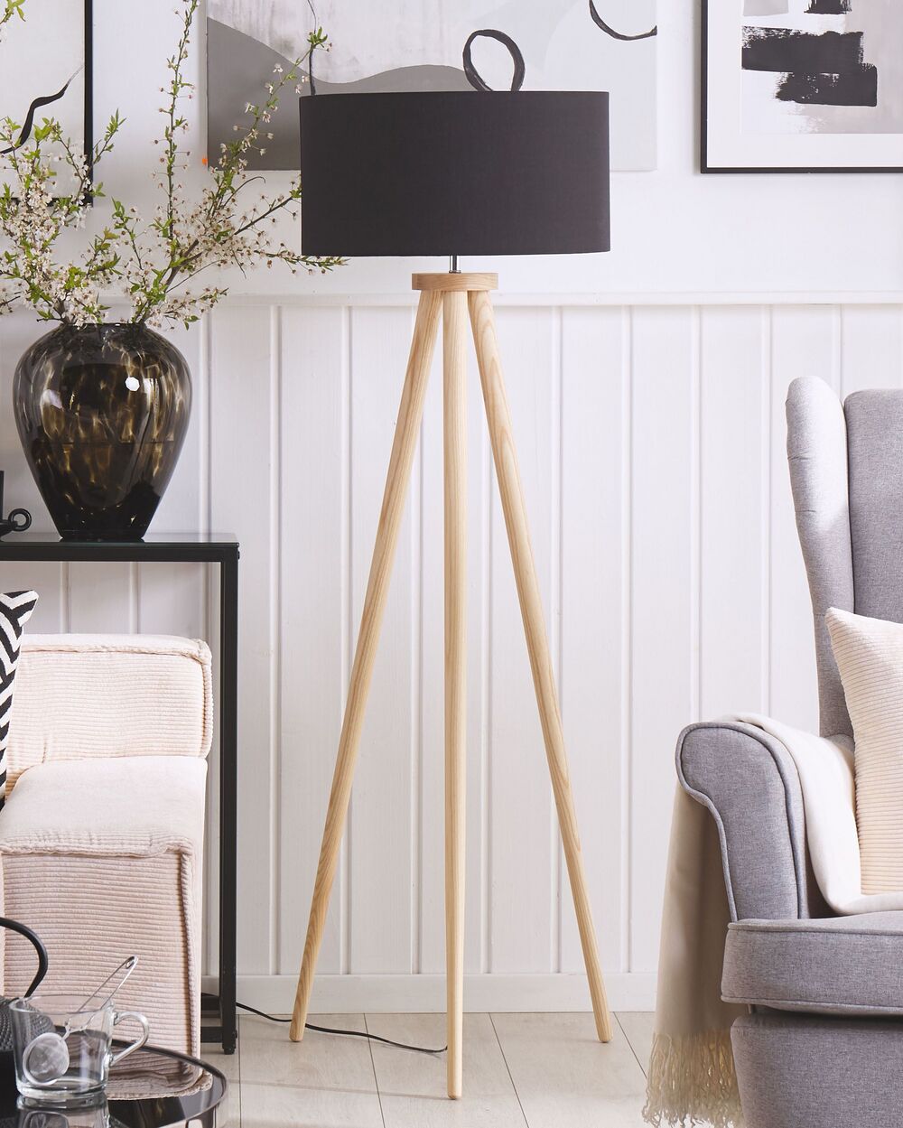 Gulvlampe tripod sale