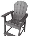 Garden Bar Chair Dark Grey ADIRONDACK_938421