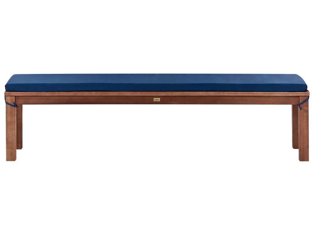Bench Seat Pad Cushion MONSANO 168 x 35 cm Blue_1133549