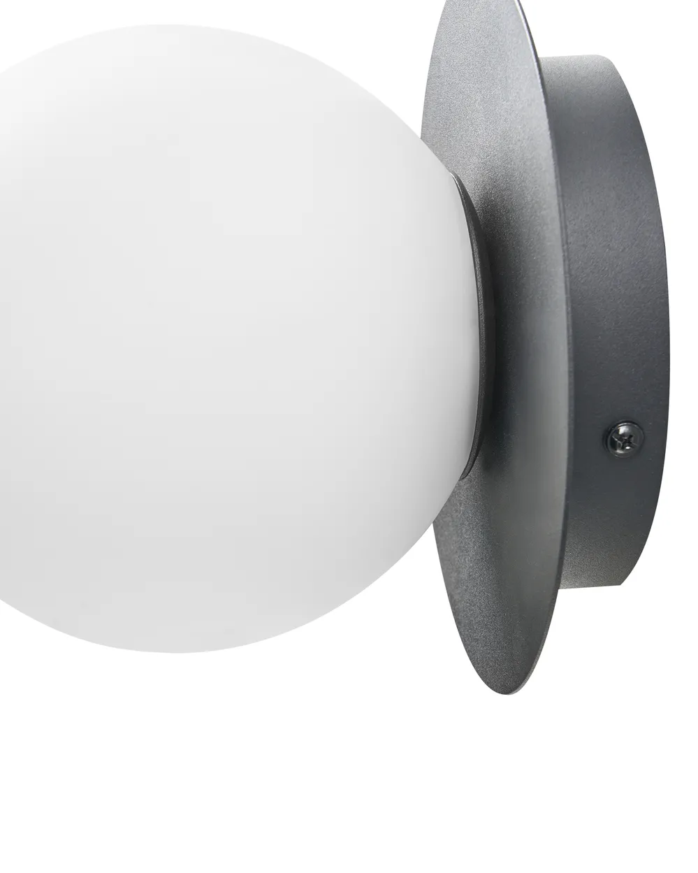 Set of 2 Wall Lamps BOUBLE Metal Black_1009125