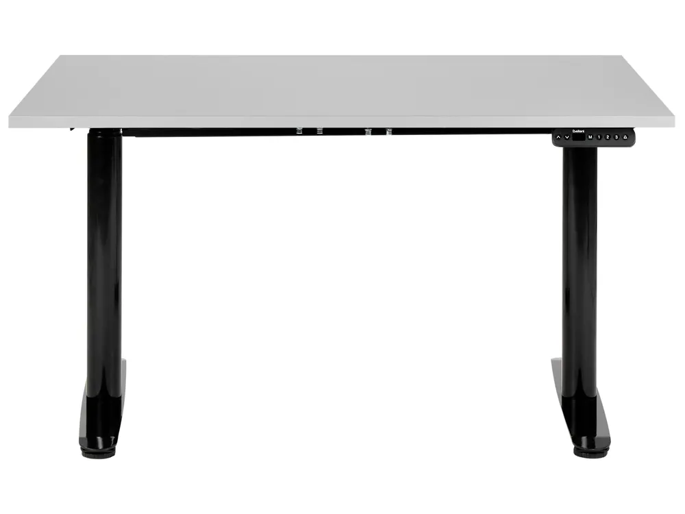 Biurko regulowane elektrycznie DESTINAS 120 cm 72 cm Szary/ czarny_899647