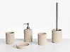 5-Piece Bathroom Accessories Set CAMANA Light Beige