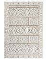 Teppich cremeweiss / beige 160 x 230 cm orientalisches Muster GOGAI_884378