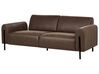 3-istuttava sohva kangas tummanruskea ASKIM_918892