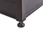Storage Box CAMPALTO 113 cm 50 cm Metal Dark Brown_937913