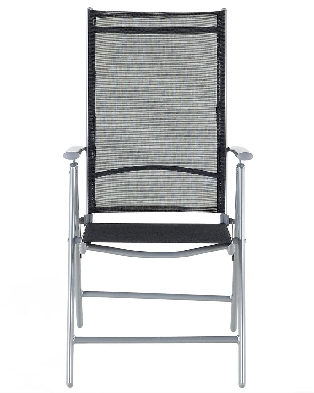Set of 6 Garden Chairs CATANIA Metal Black_705096