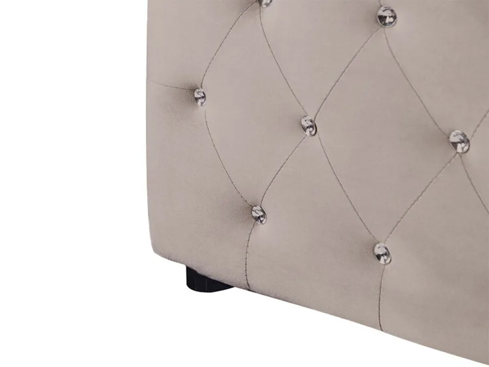 Ottoman Bed AMIENS Velvet Taupe 160 x 200 cm (EU King Size)_914361