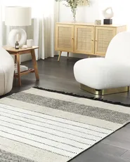 Tappeto YAZLIK Beige 160 x 230 cm Lana_847433