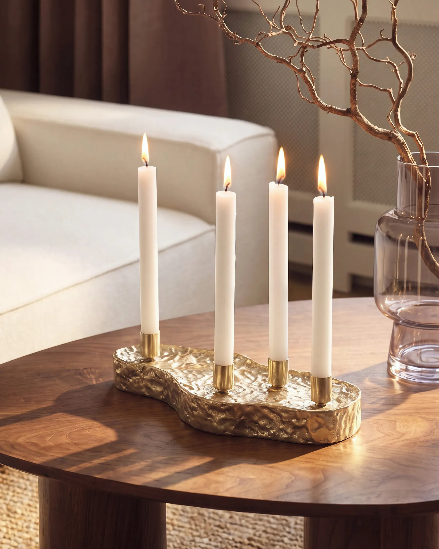 Candle Holder ATHLONE 10 cm Gold_1192866