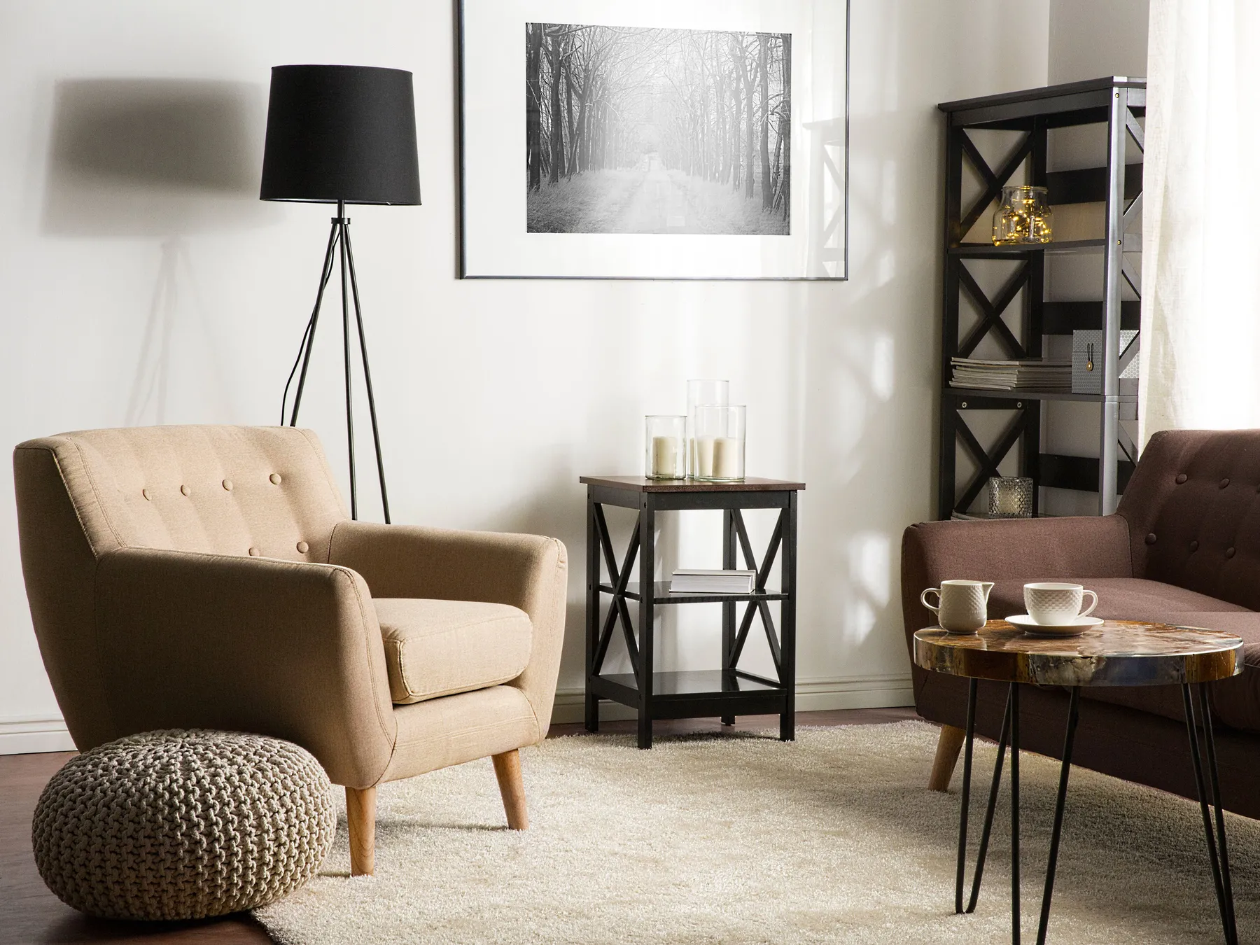 Side Table FOSTER Black_710452