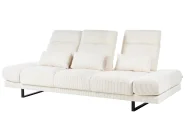 Divano 3 posti IKAST Velluto a coste Beige chiaro_969405