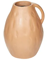 Wazon dekoracyjny KULIM 40 cm Ceramika Ciemnobeżowy_893615