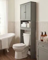 Armadietto da bagno ATJONI 60 cm Grigio_1109692