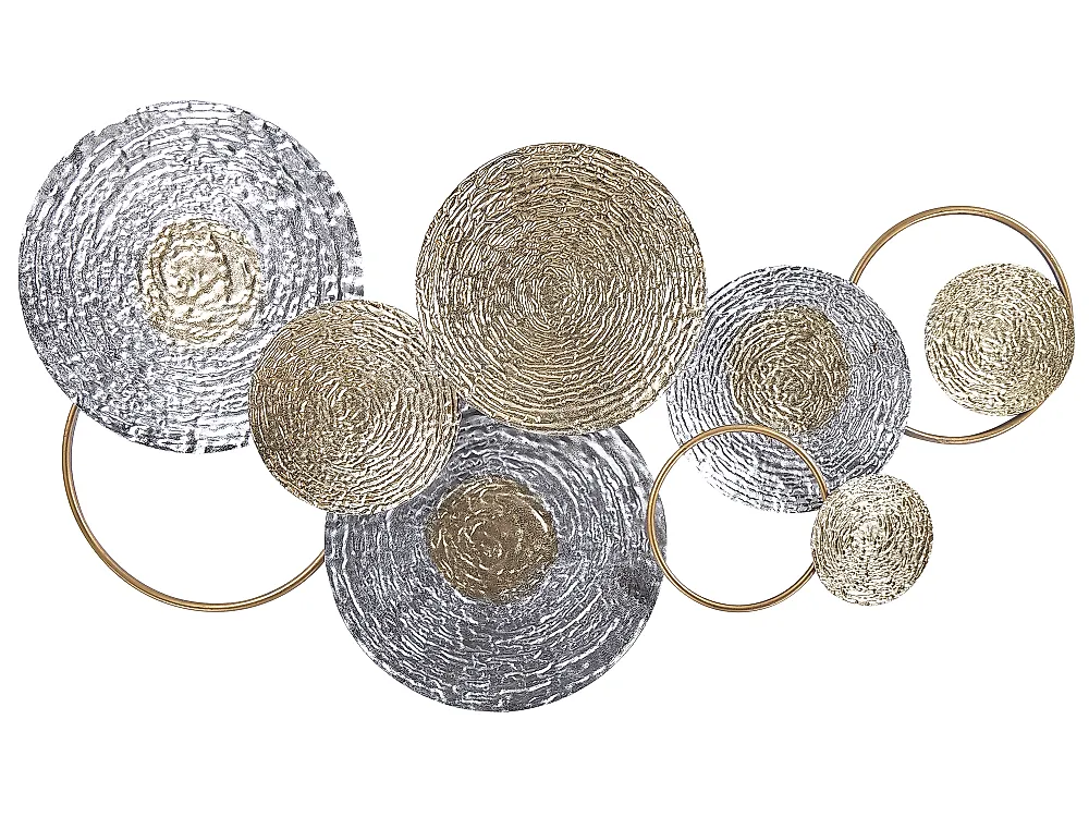 Samunshi® Wandtattoo 'Wohlfühloase' – 120x39 Cm, Goldmetalleffekt, Selbstklebend, Made In Germany