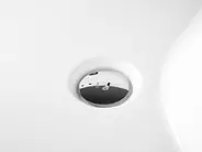 Corner Hot Tub with LED CALAMA 1800 x 1200 mm White Left Hand_780992