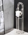 Freestanding Metal Toilet Paper Holder White TEMUCO_790955