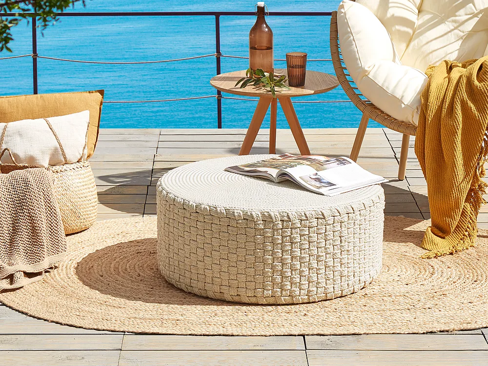 Pouf MITHI Beige clair_1155616