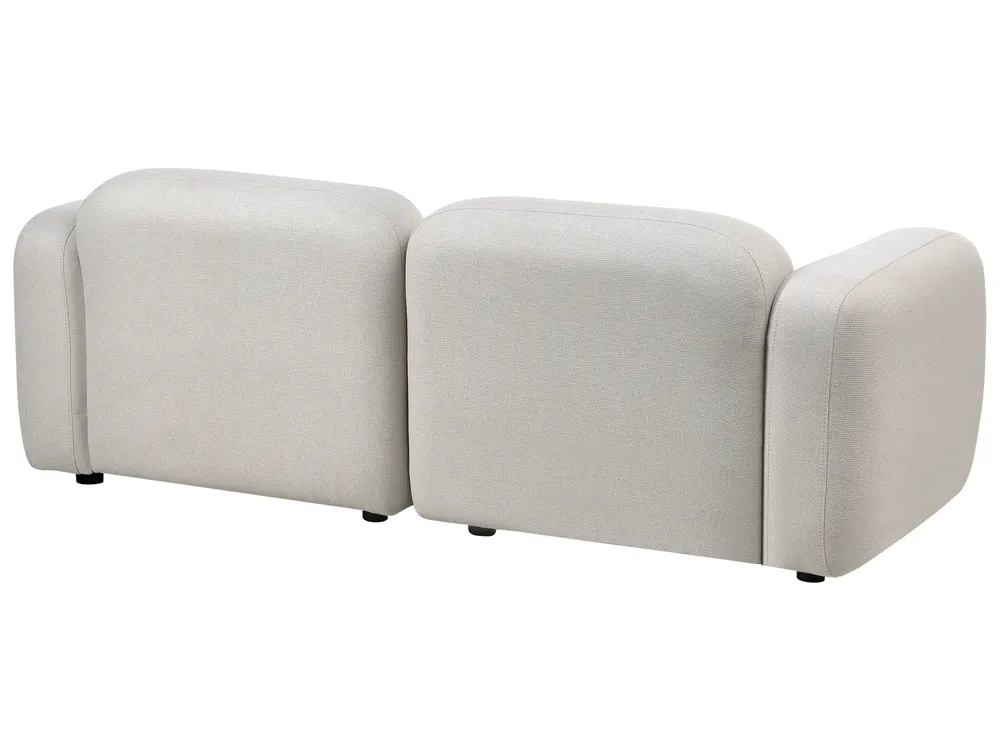 Sofa 3 Seater AFOSS Fabric Light Beige_1012442
