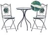 Metal Garden Bistro Set Black COZZANA_919822