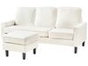 Sofa 3-osobowa z otomaną boucle biała AVESTA_935682