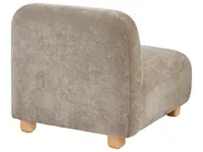 Divano modulare 2 posti AMLI con ottomana Tessuto Beige_1070309