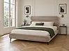 Bed Velvet LESSAY 180 x 200 cm (EU Super King) Taupe
