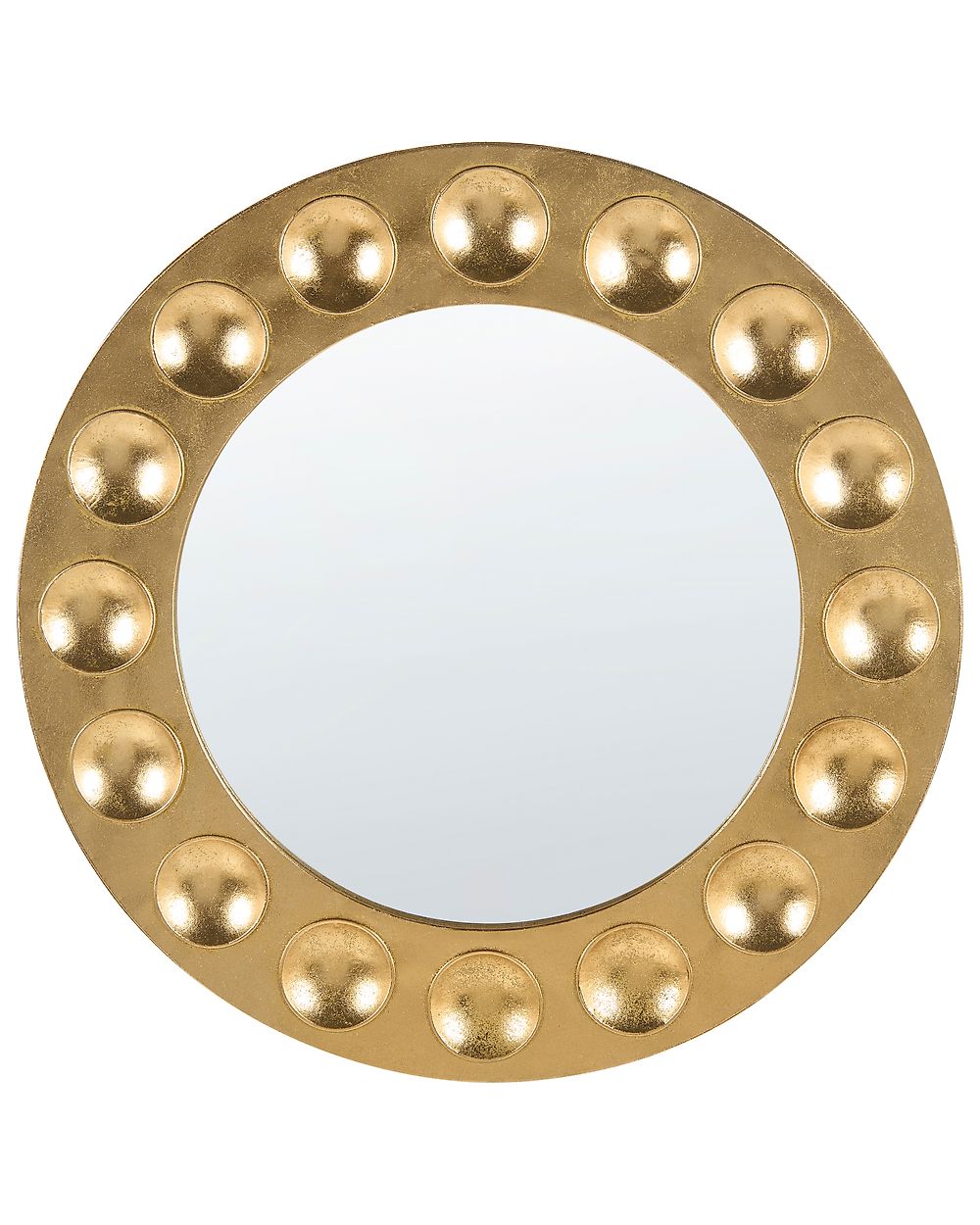 Wall Mirror ANHELO 63 cm 63 cm Glass Gold