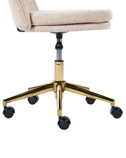 Desk Chair GRANBY Boucle Light Beige_1060394