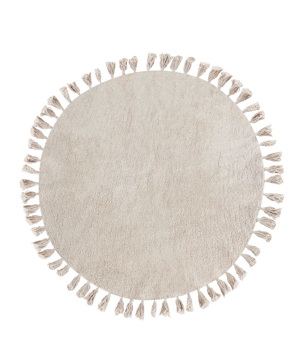 Tappeto MITSOBI Beige ø 120 cm Cotone