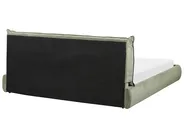 Bed Corduroy VINAY 180 x 200 cm (EU Super King) Olive Green_880016