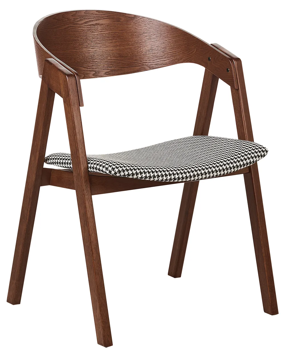 Set of 2 Dining Chairs YUBA Wood Black/ White_934274