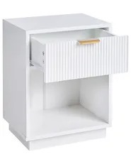 1 Drawer Bedside Table SUMMERVILLE White_962844