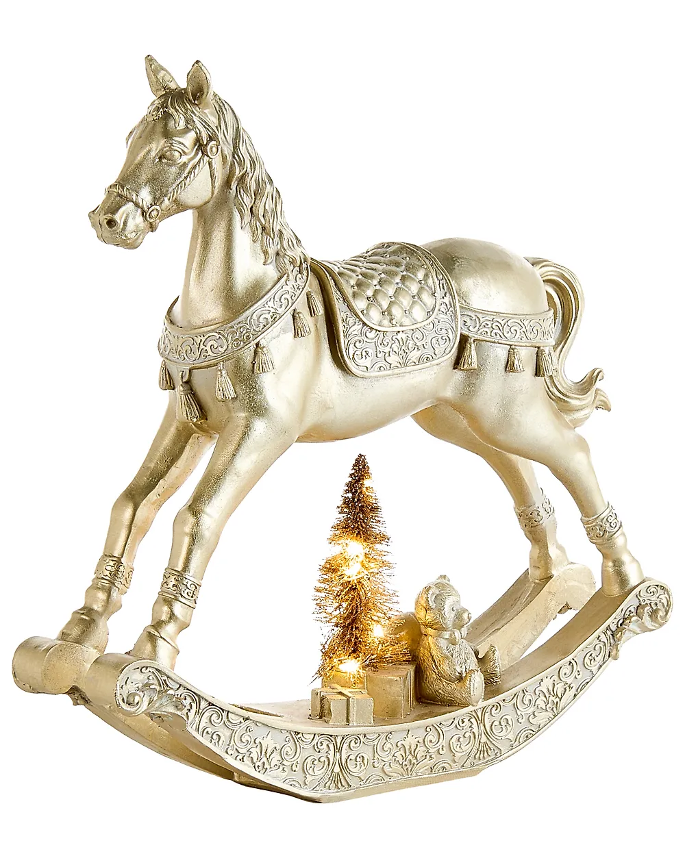 Lot de 2 décorations de Noël LED YPPARI 30 cm Doré_1175027