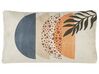 2 poduszki dekoracyjne abstrakcyjny wzór 30 x 50 cm wielokolorowe BROWALLIA_818500
