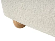Bett mit Stauraum BLAGNAC Bouclé Cremeweiß 140 x 200 cm_1009270