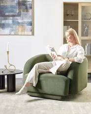 Armchair SKJANES Fabric Green_959741