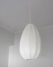 Pendant Lamp GERA Fabric White_1187049