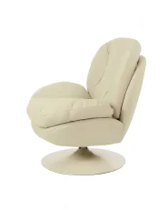 Drehsessel NOLVIK Kunstleder Beige_1151169