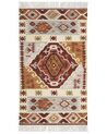 Vlněný kelimový koberec 80 x 150 cm vícebarevný PROSHYAN_859413