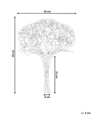 Bukiet sztucznych kwiatów PERNES 50 cm Fioletowy_1028492