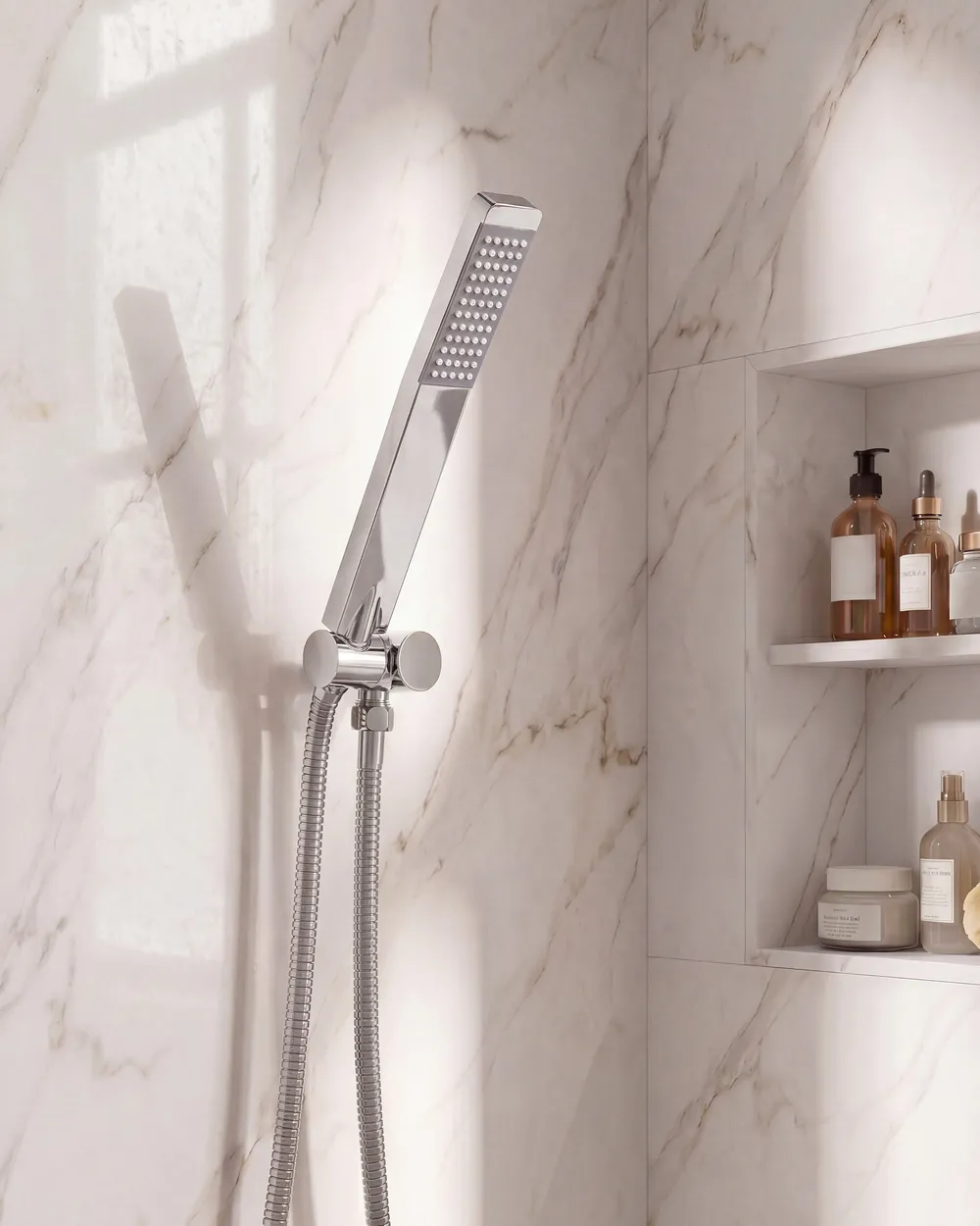 Shower Head CHILAPA Brass Silver